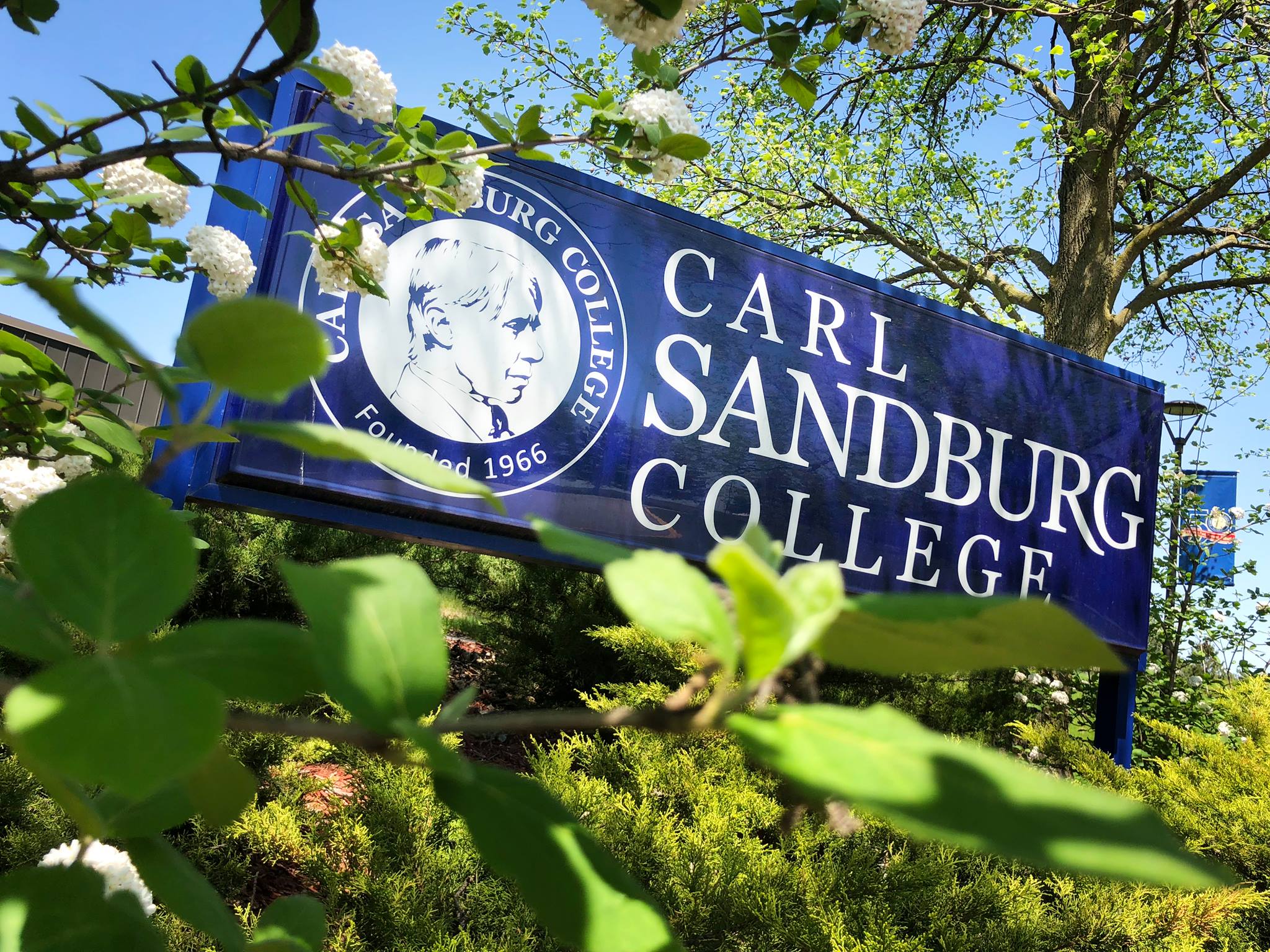 Carl Sandburg College sign